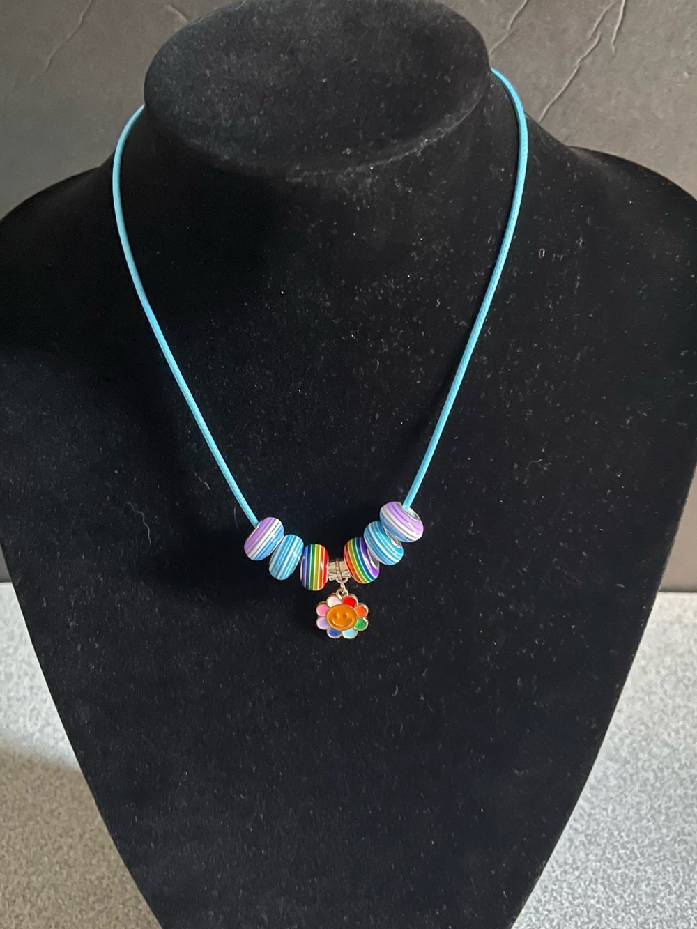 Colorful Beaded Rope Necklace